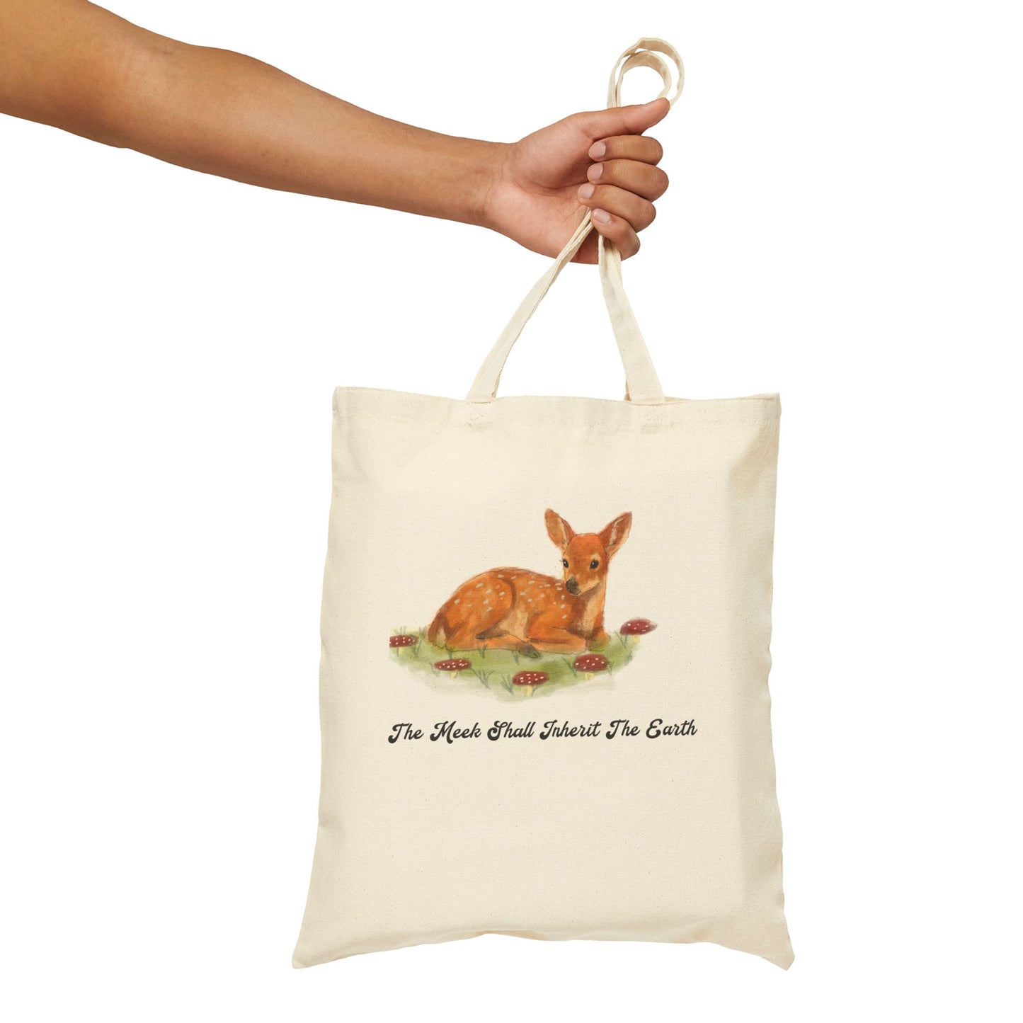 The Meek Shall Inherit the Earth tote bag