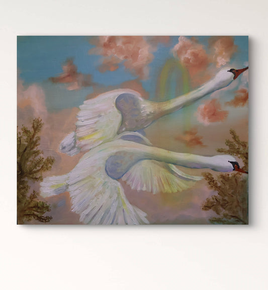 The Lovers original painting